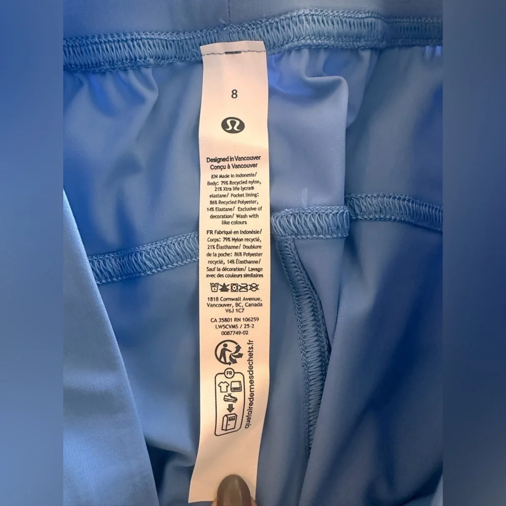 Lululemon Athletica Adapted State HR Pool Blue Joggers NWT